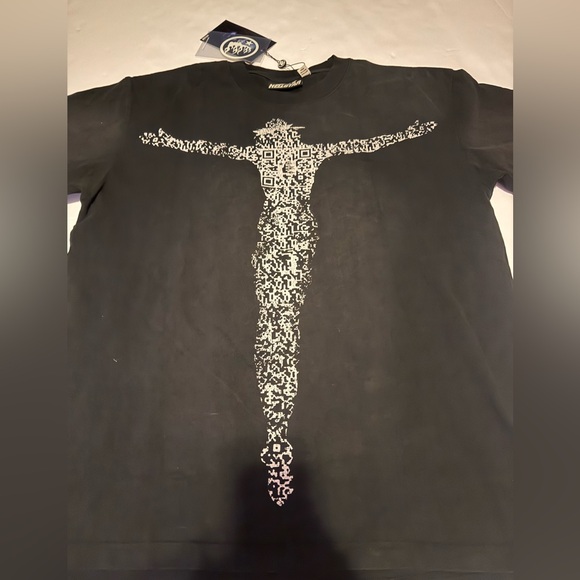 Hellstar Jesus QR Code T-Shirt NEW 100% Authentic RARE! - Picture 2 of 9
